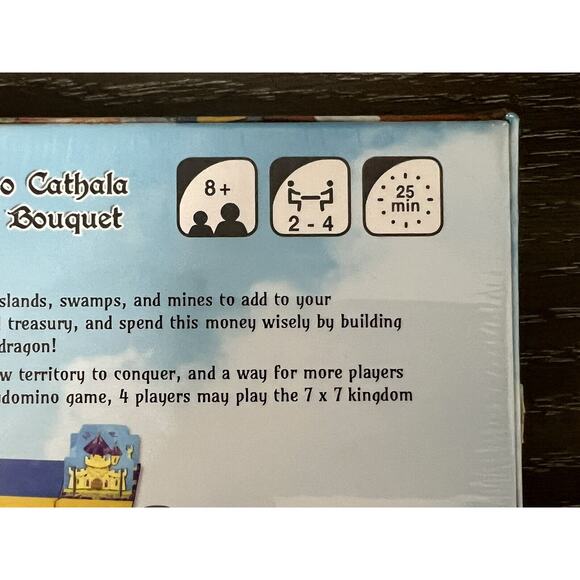 Queen Domino Board Game by Bruno Cathala 2017 Blue Orange, New and Sealed - Picture 4 of 7